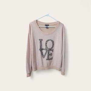 Miss Chievous Peach Knit Top